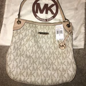 Michael Kors Jet Set monogram  shoulder bag